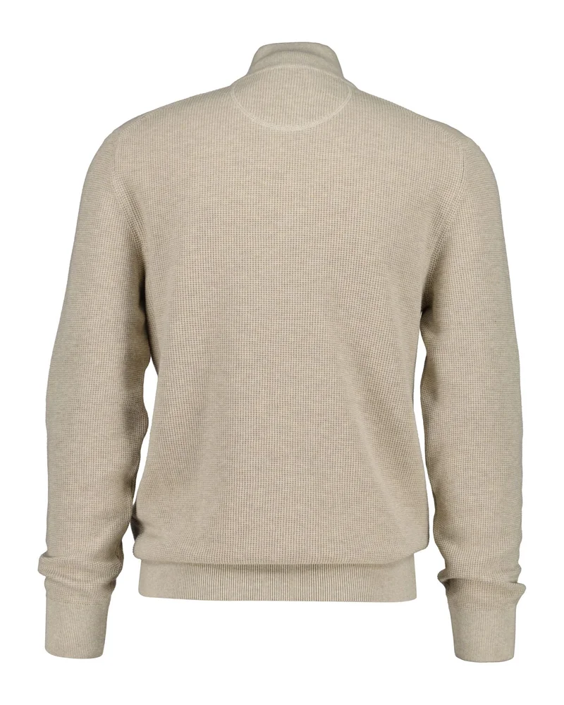 غانت Micro Textured Cotton Half Zip